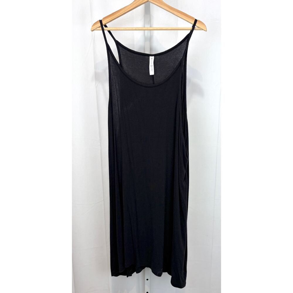 ATHLETA Well Rested Rib Sleep Dress Soft Stretch Modal Black Size 3X Plus - Picture 8 of 8